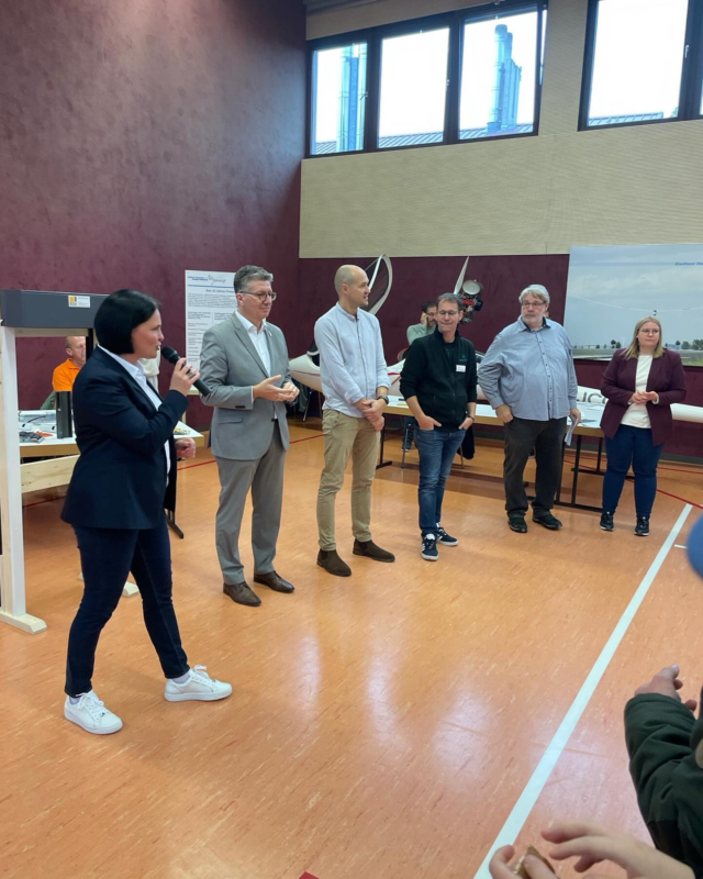 Unsere Bildungsmesse findet heute in der Turn- und Festhalle in Böhringen statt. Vielen Dank an alle Aussteller, die Gemeinde Böhringen und Sandra Heinrich von der GMS Vordere Alb.